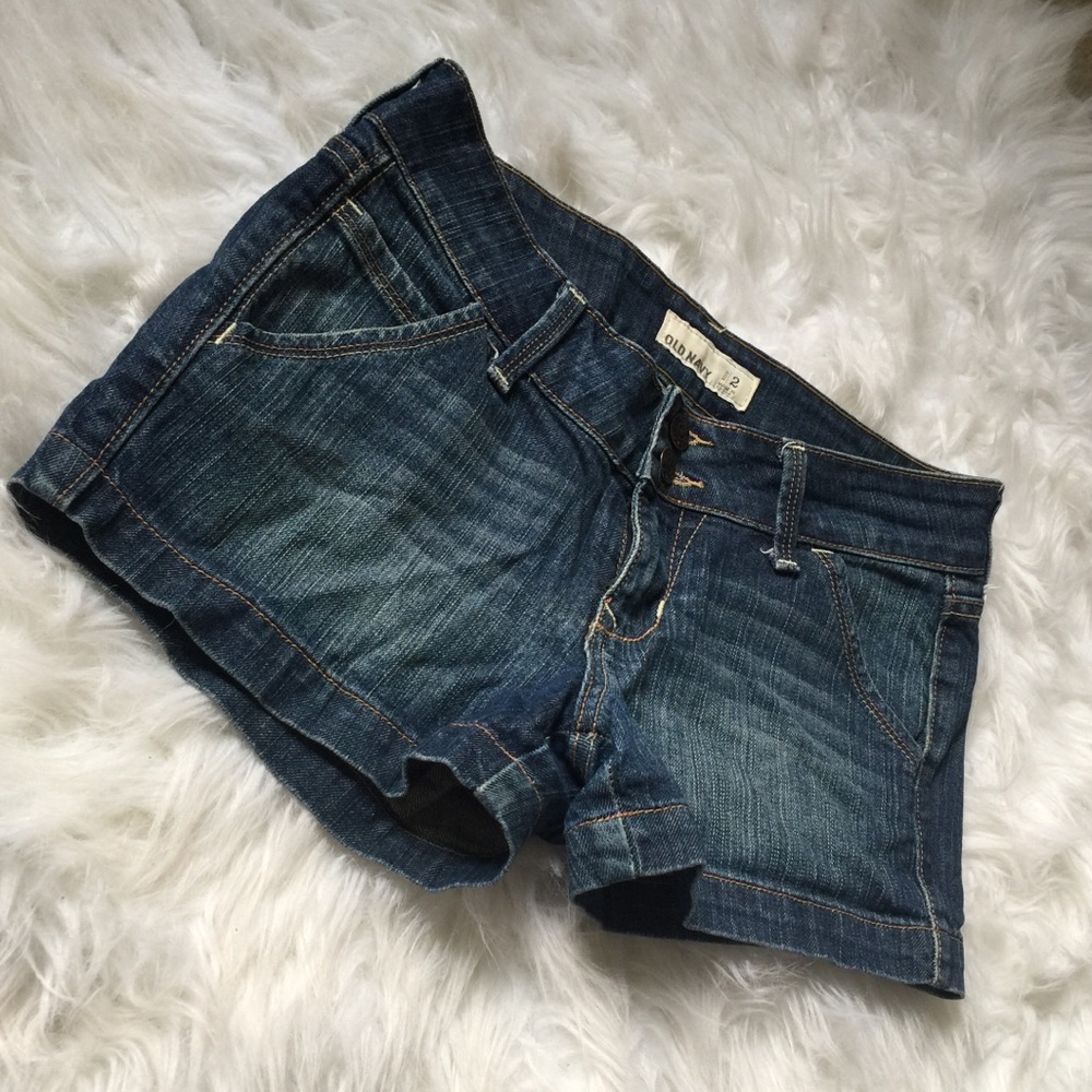 Denim shorts